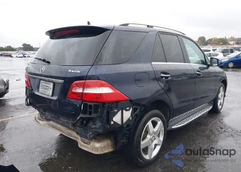 2014 Mercedes-Benz Ml 350 4Matic z USA, uszkodzony, nr VIN 4JGDA5HB7EA369534
